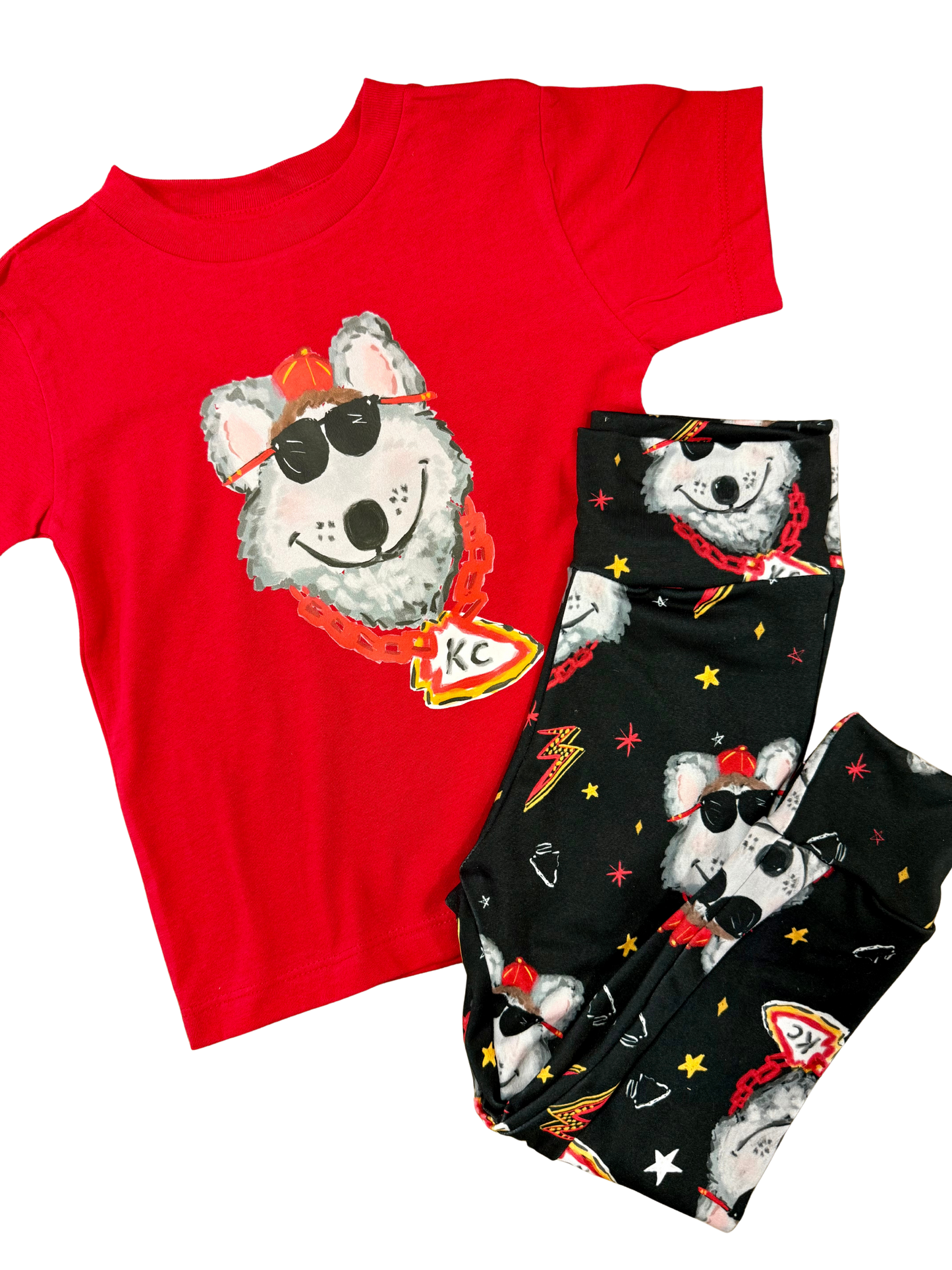Kids KC Football Wolf Joggers | Kansas City Kids Pants