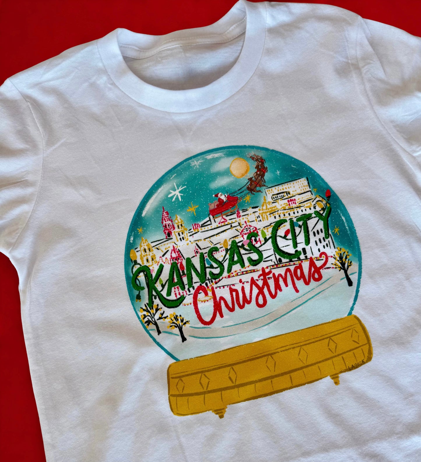 Kansas City Christmas Shirt | Adult Santa Holiday Shirt