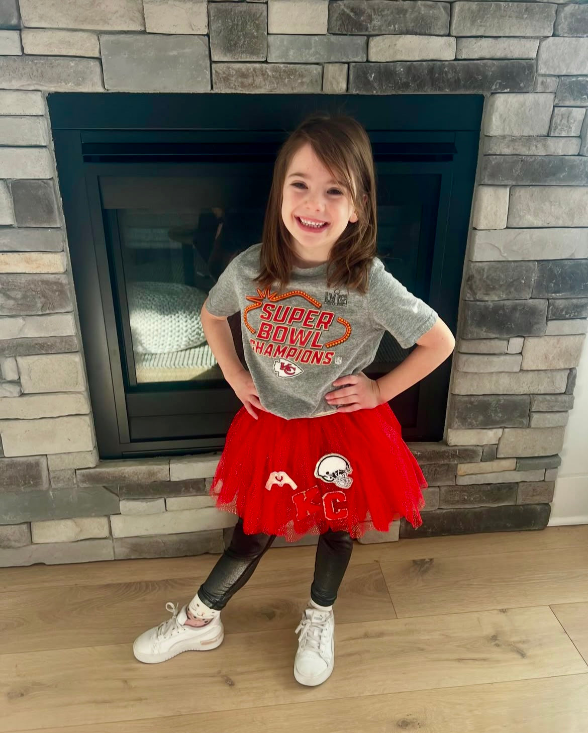 KC Football Patch Tutu Skirt