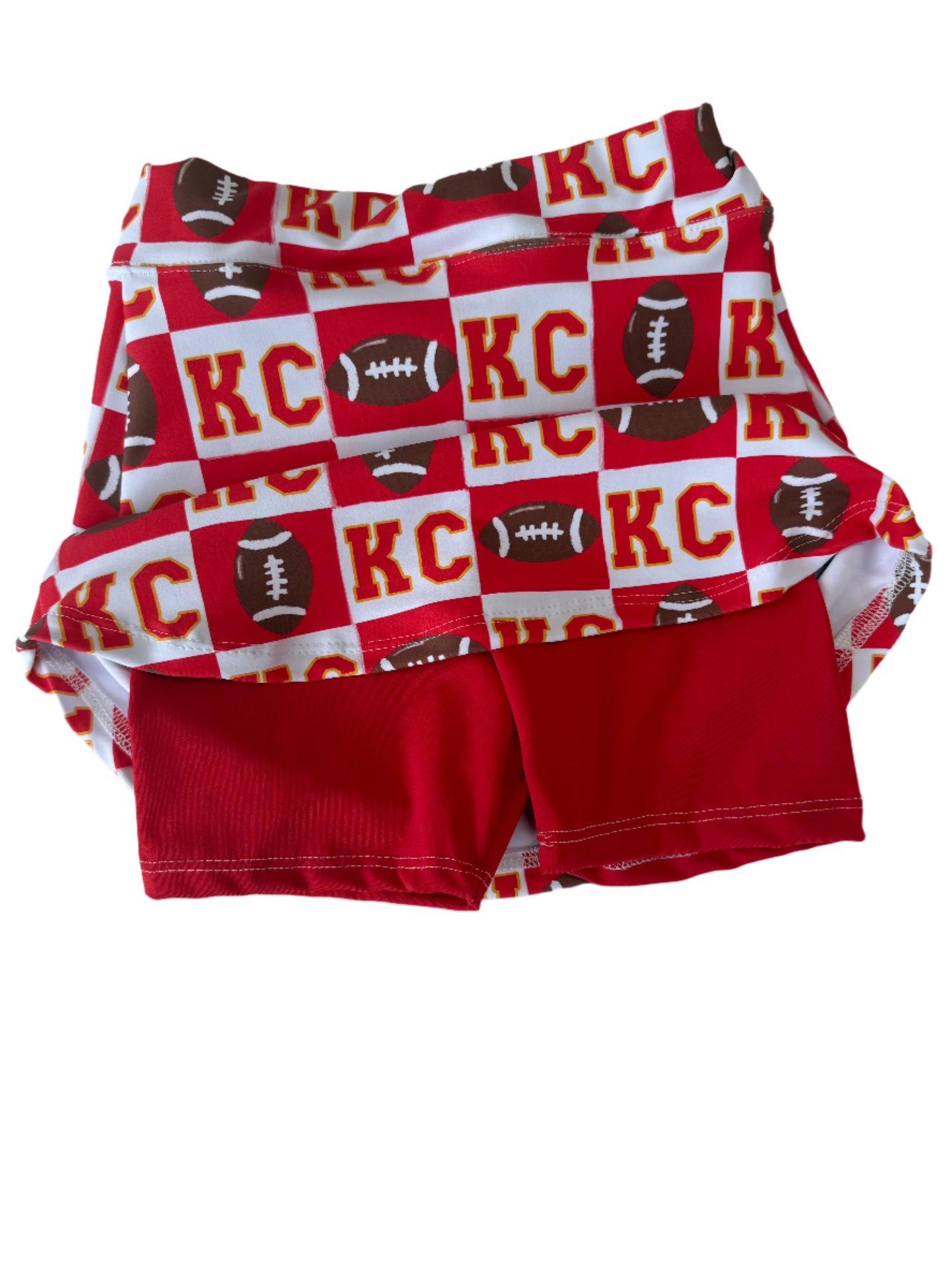 Girls Kansas City Football Activewear Set | Girls Kansas City Game Day Outfit