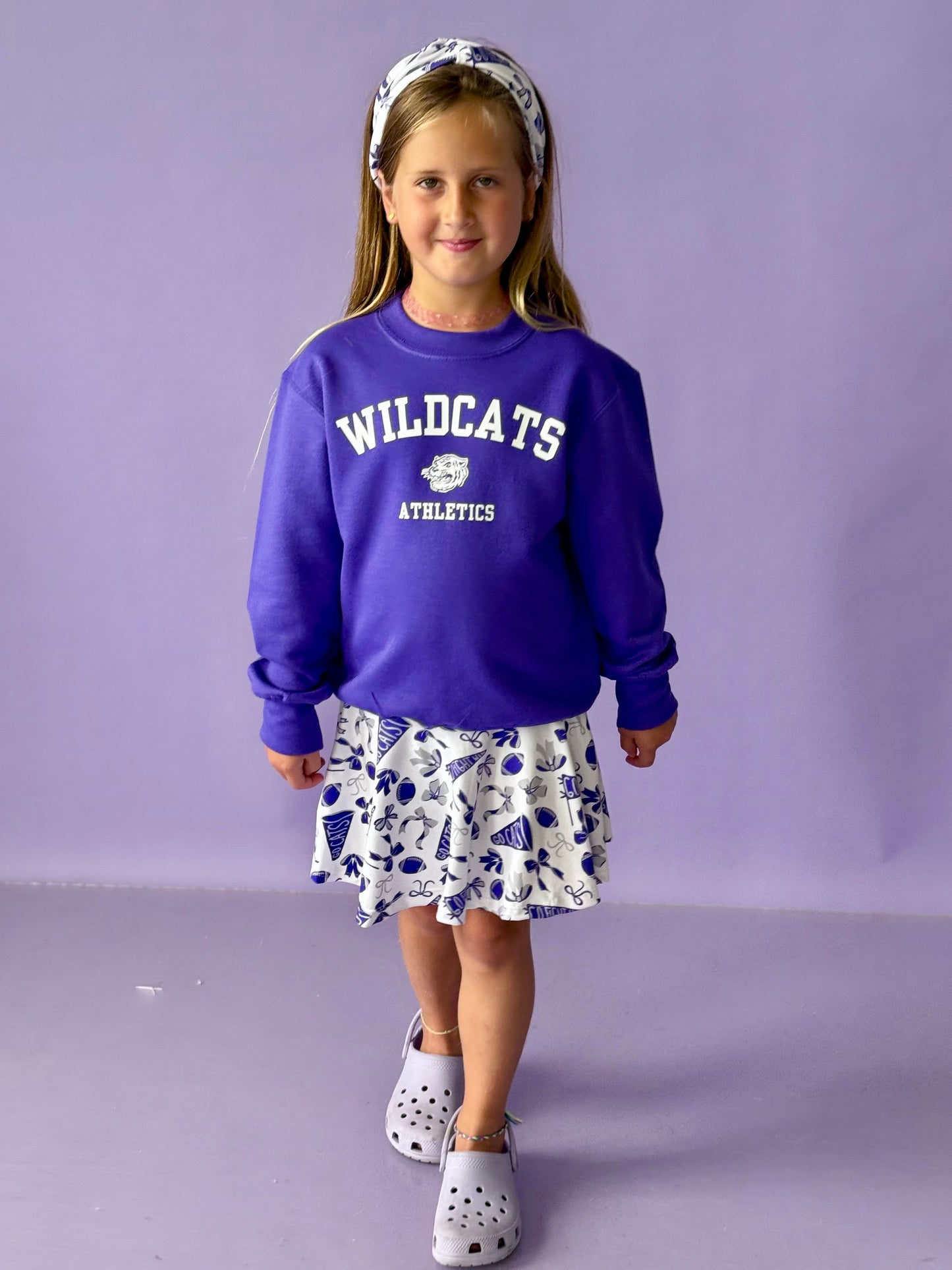 Girls Kansas Football Cheer Skirt | Baby, Toddler, Girls Skort