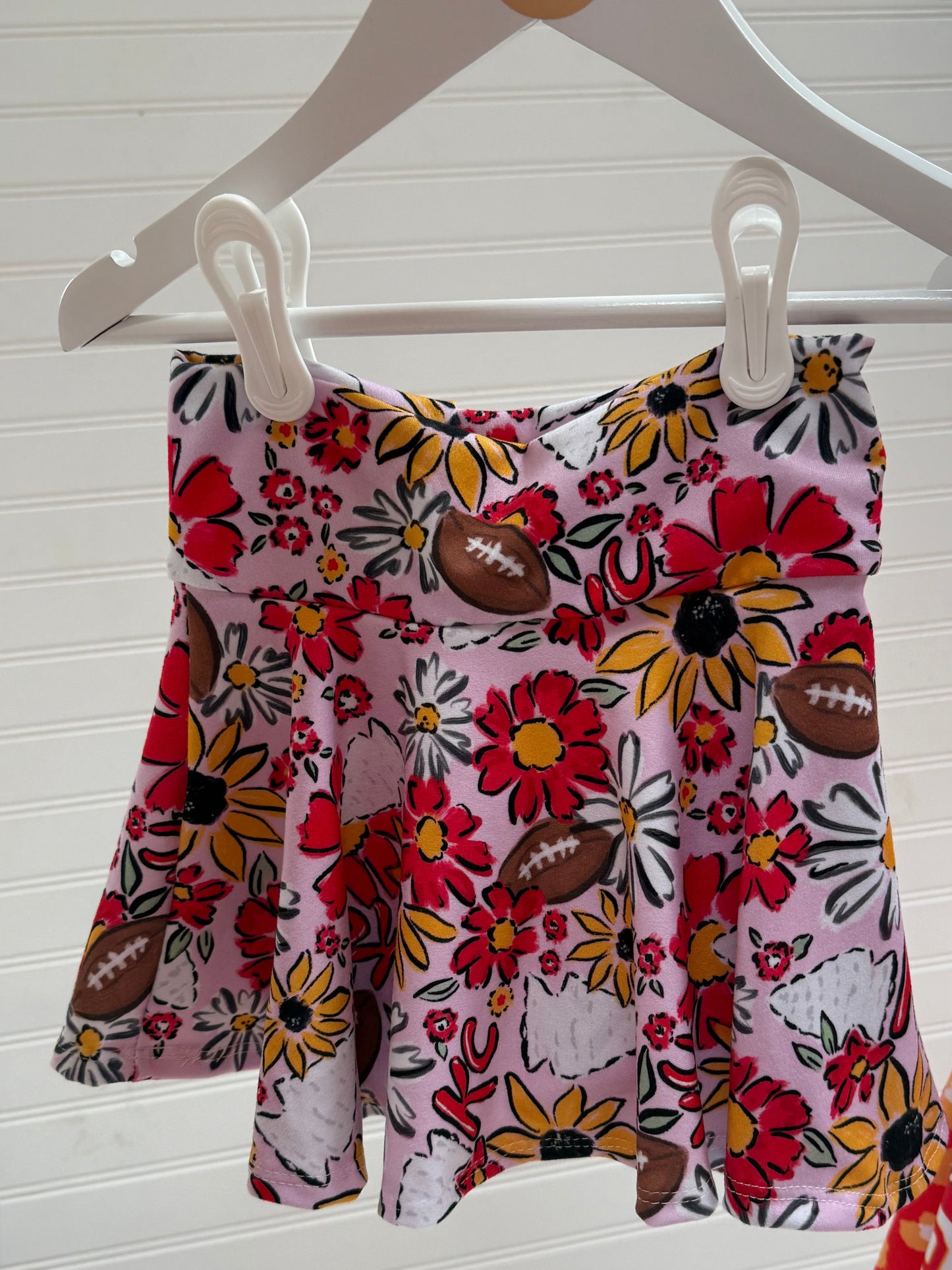 Girls Kansas City Football Cheer Skirt | Baby, Toddler, Girls Skort