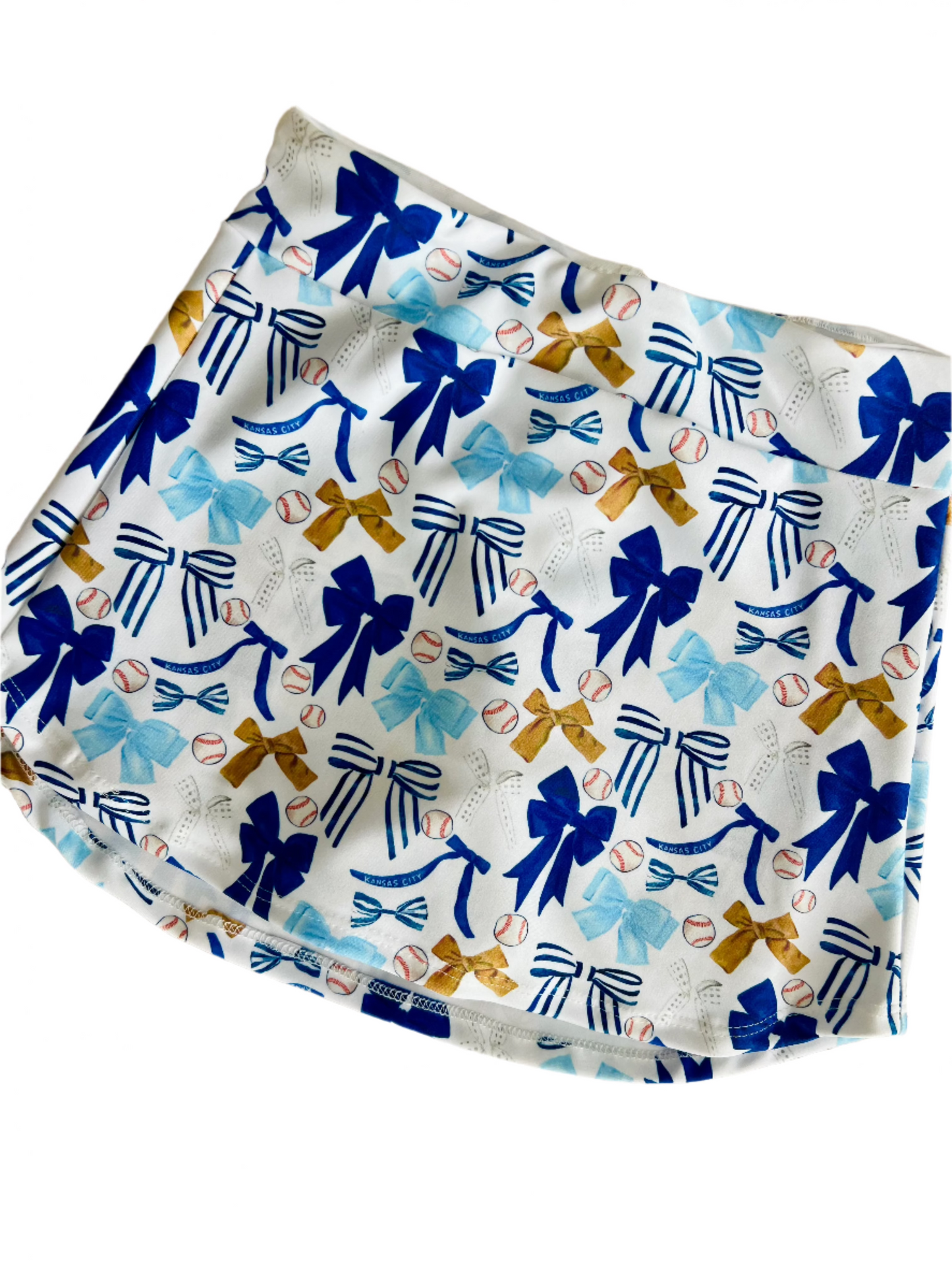 Girls Kansas City Baseball Activewear Set-Bows