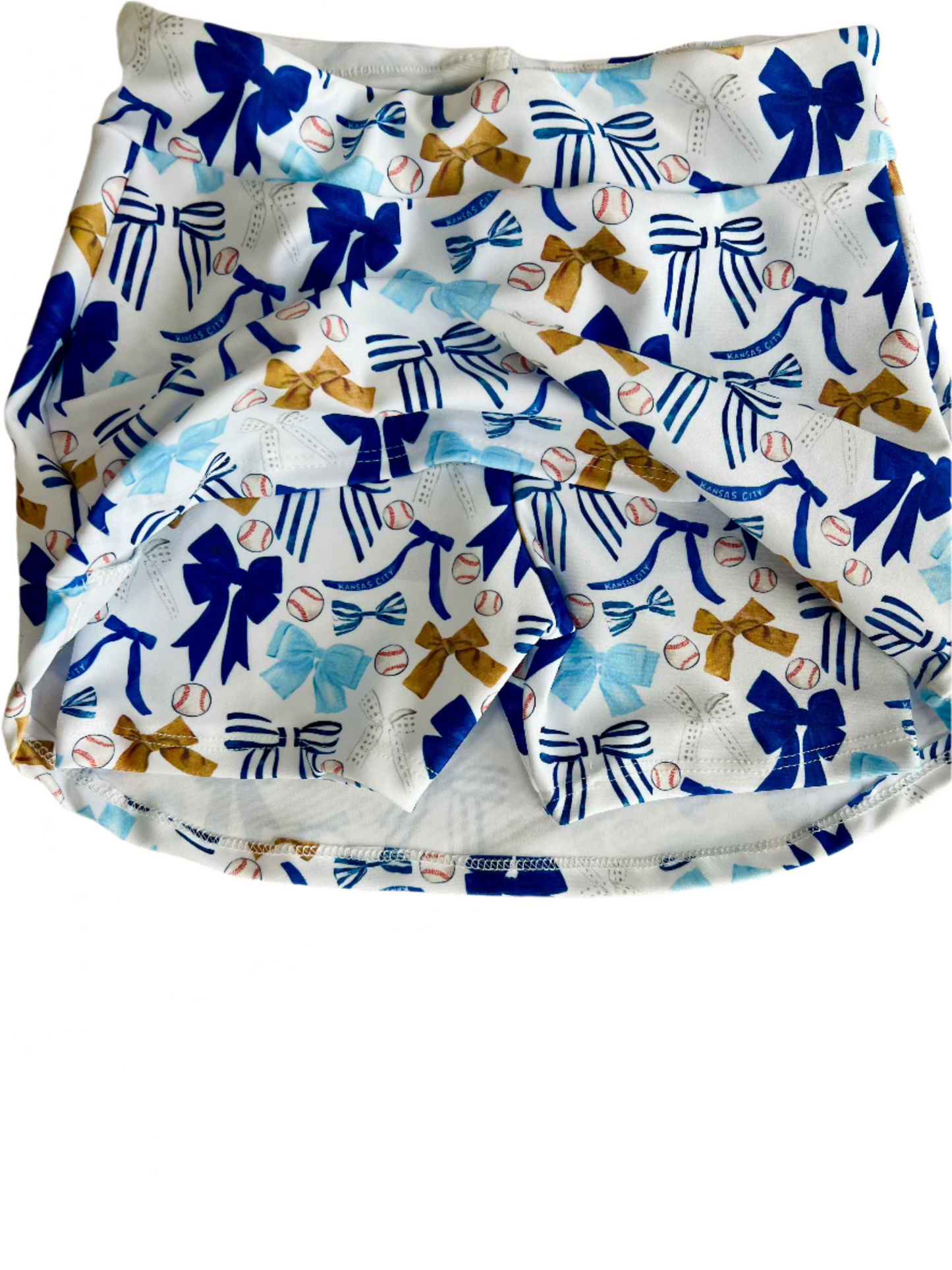 Girls Kansas City Baseball Activewear Set-Bows