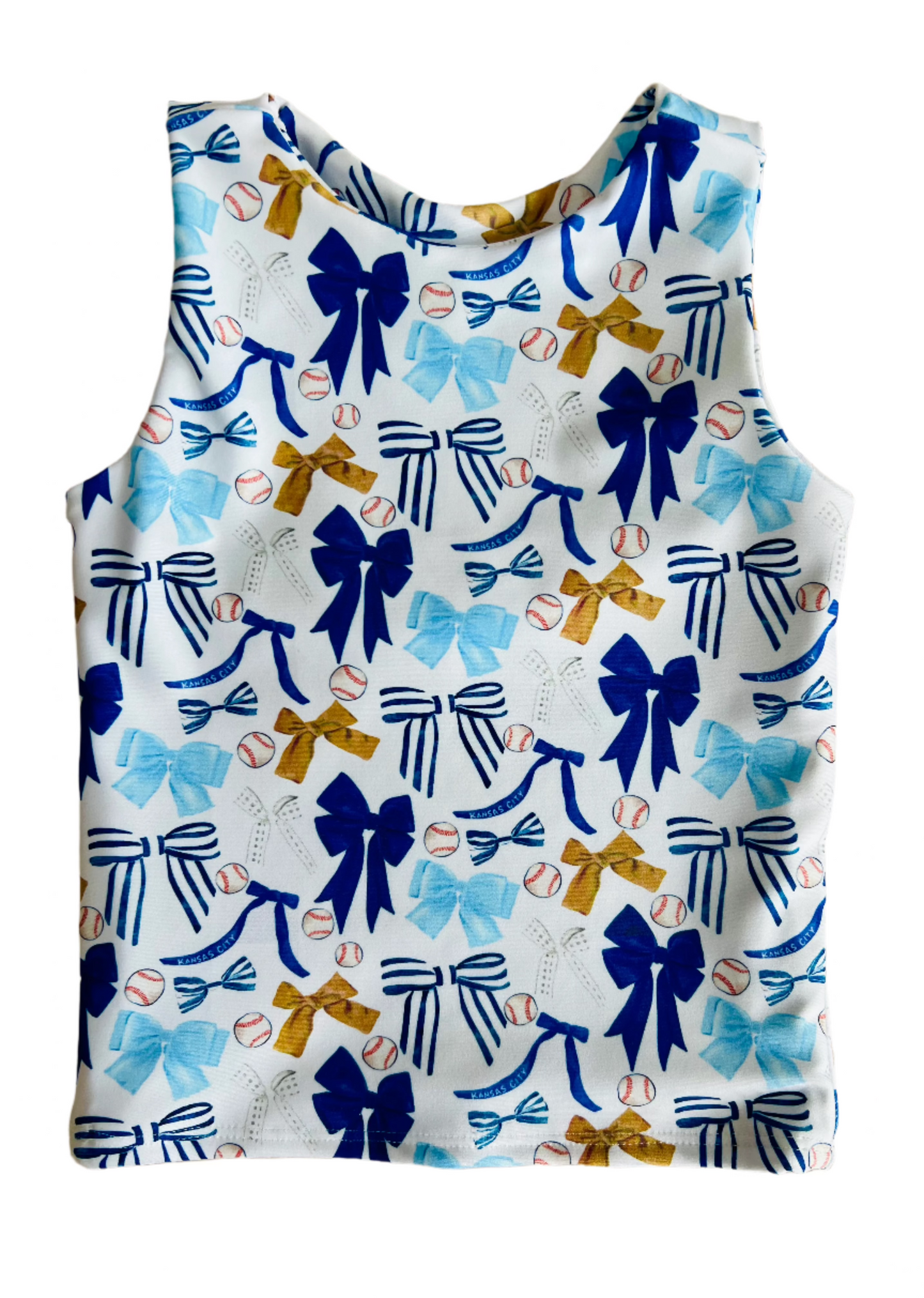 Girls Kansas City Baseball Activewear Set-Bows