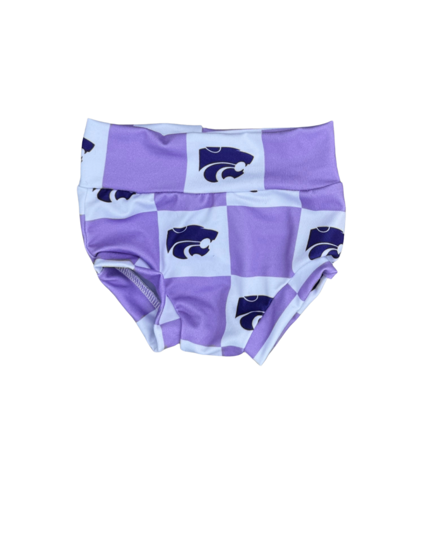 Kansas Football Girl Baby & Toddler Bummies | Game Day Ready Outfit for Kids
