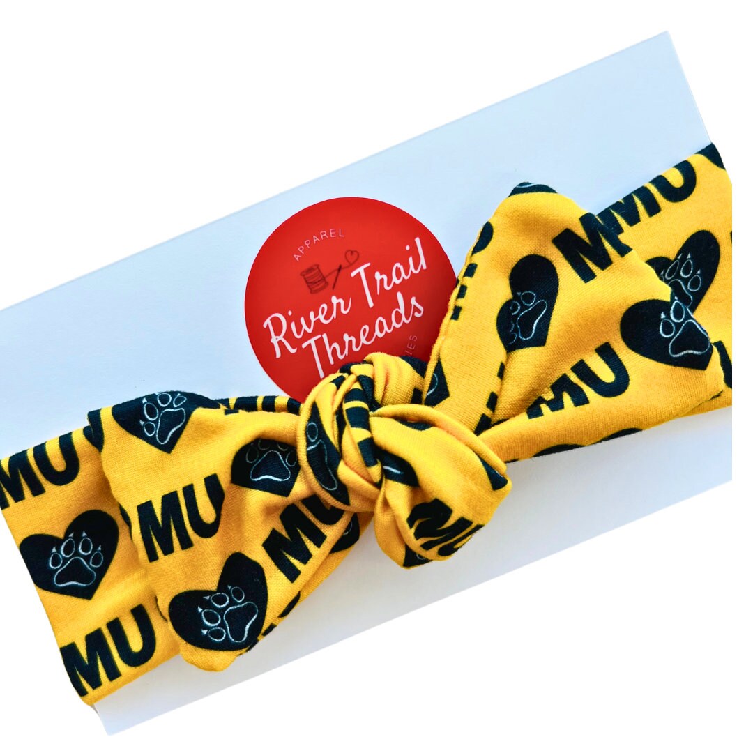 Missouri Bow Headband for Babies| Missouri Girls Headwrap
