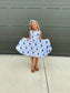 Girls KC Baseball Bow Dress