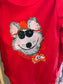 Kids KC Football Wolf T-shirt | Kansas City Kids Shirt