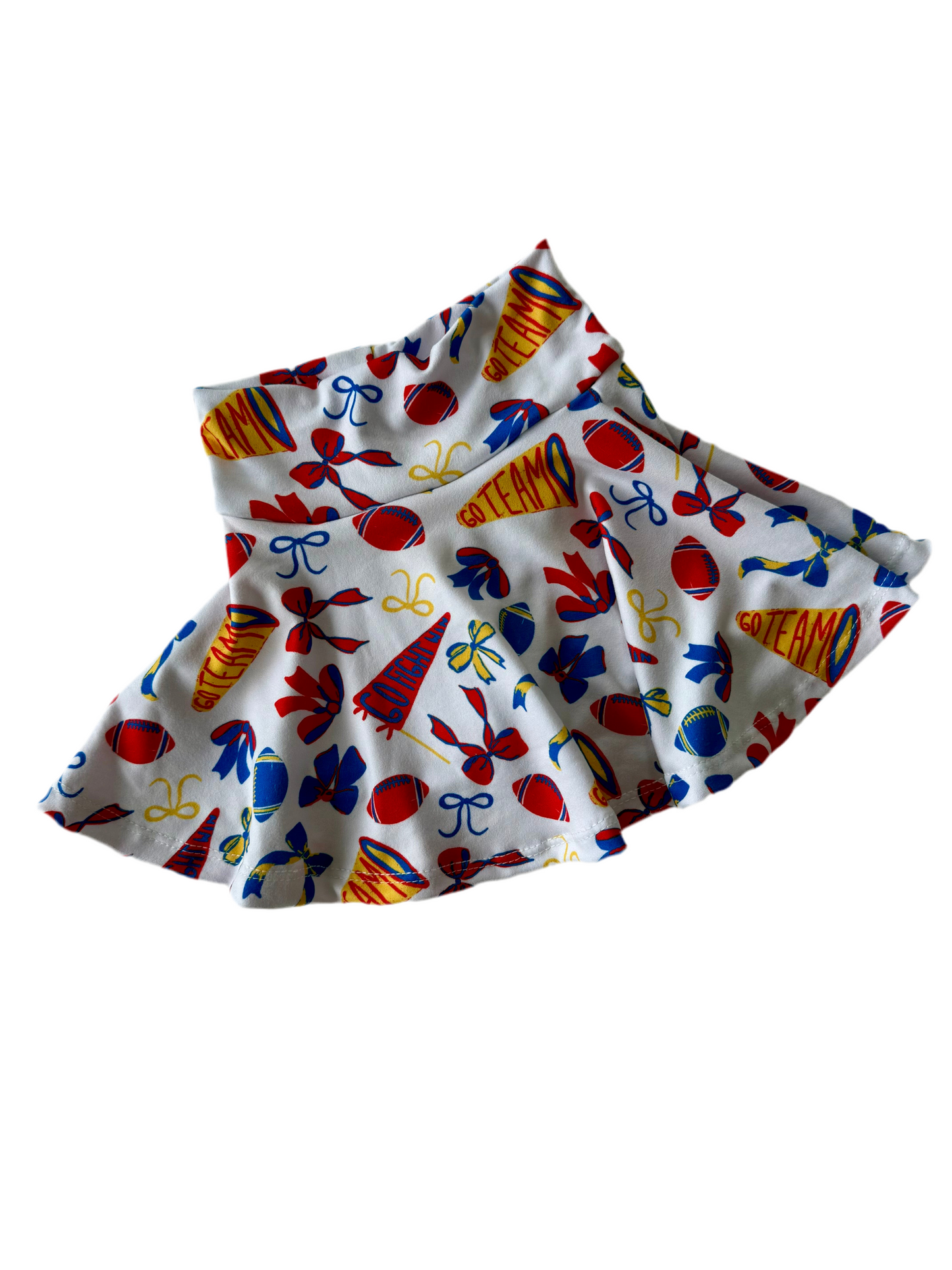 Girls Kansas Football Cheer Skirt | Baby, Toddler, Girls Skort