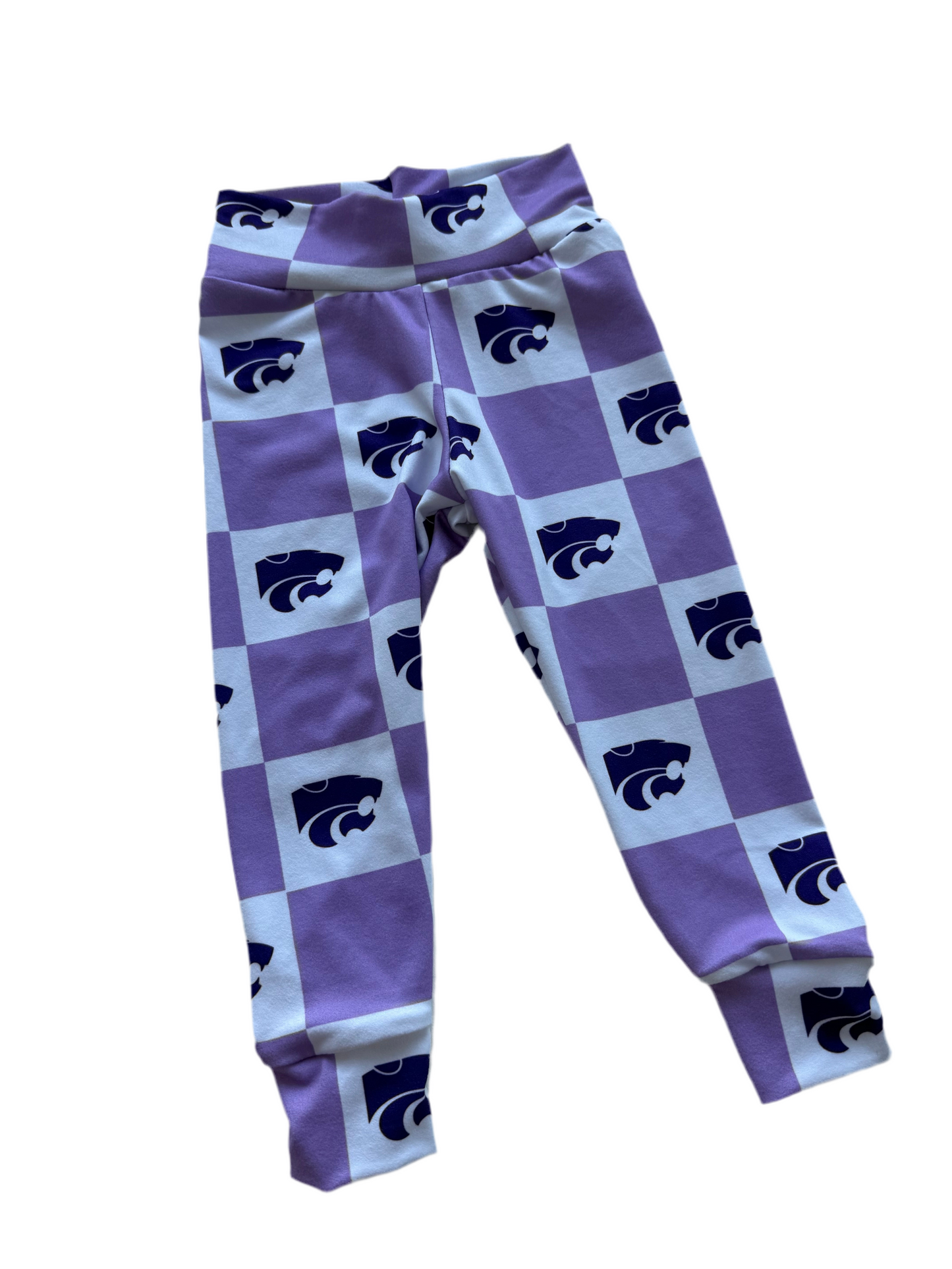 Kansas Football Leggings/Joggers | Kansas Game Day Pants for Baby, Toddler & Kids