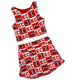 Girls Kansas City Football Activewear Set | Girls Kansas City Game Day Outfit