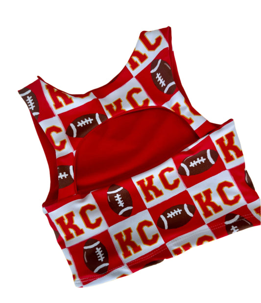 Girls Kansas City Football Activewear Set | Girls Kansas City Game Day Outfit