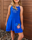 KC Baseball Embroidered Dress | KC Girls Patch Dress