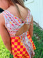 Girls KC Football Twist Back Dress | Girls Kansas City Dress