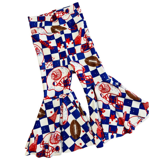 Girls Seneca Bell Bottoms | Game Day Pants for Baby, Toddler & Girls