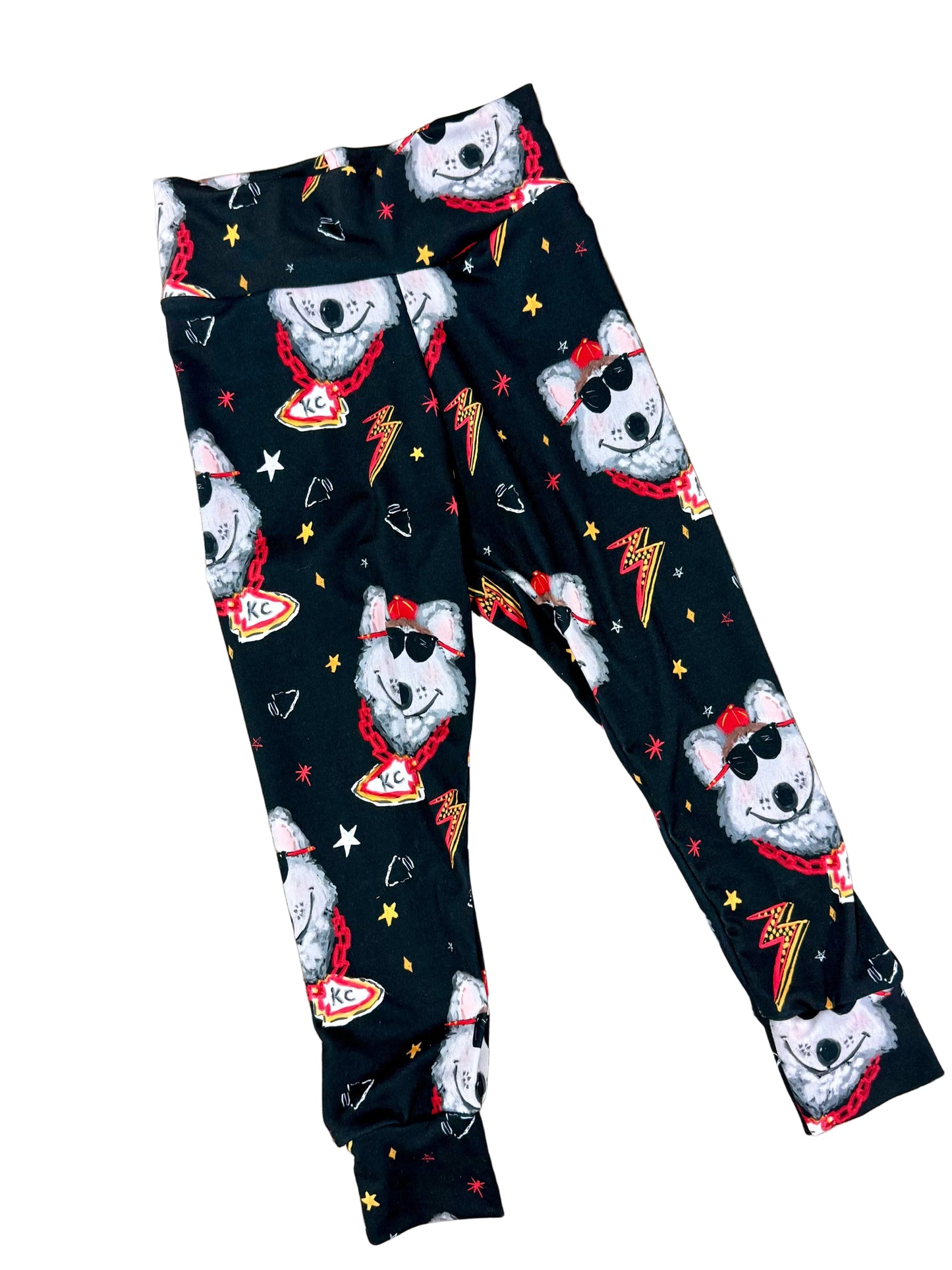 Kids KC Football Wolf Joggers | Kansas City Kids Pants
