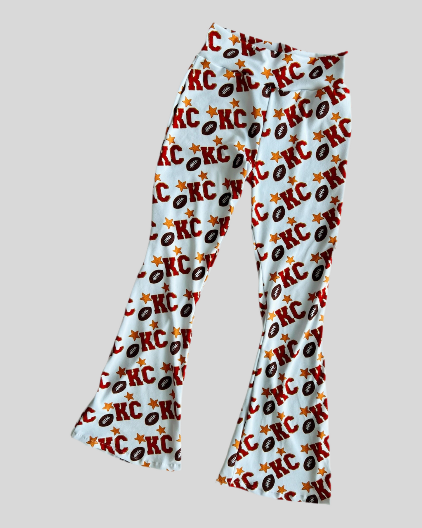 Kansas City Football  Flare Pants|KC Baby, Toddler, Girls Pants