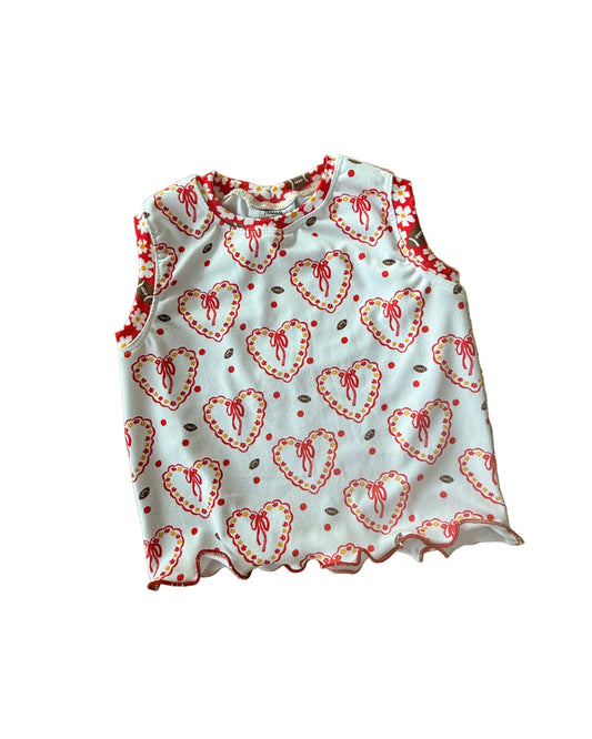 Girls Kansas City Football Sleeveless Tank Top | Girls Kansas City Game Day Top
