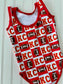 Girls Kansas City Football Activewear Leotard| Girls Kansas City Gymnastics & Dance Leotard