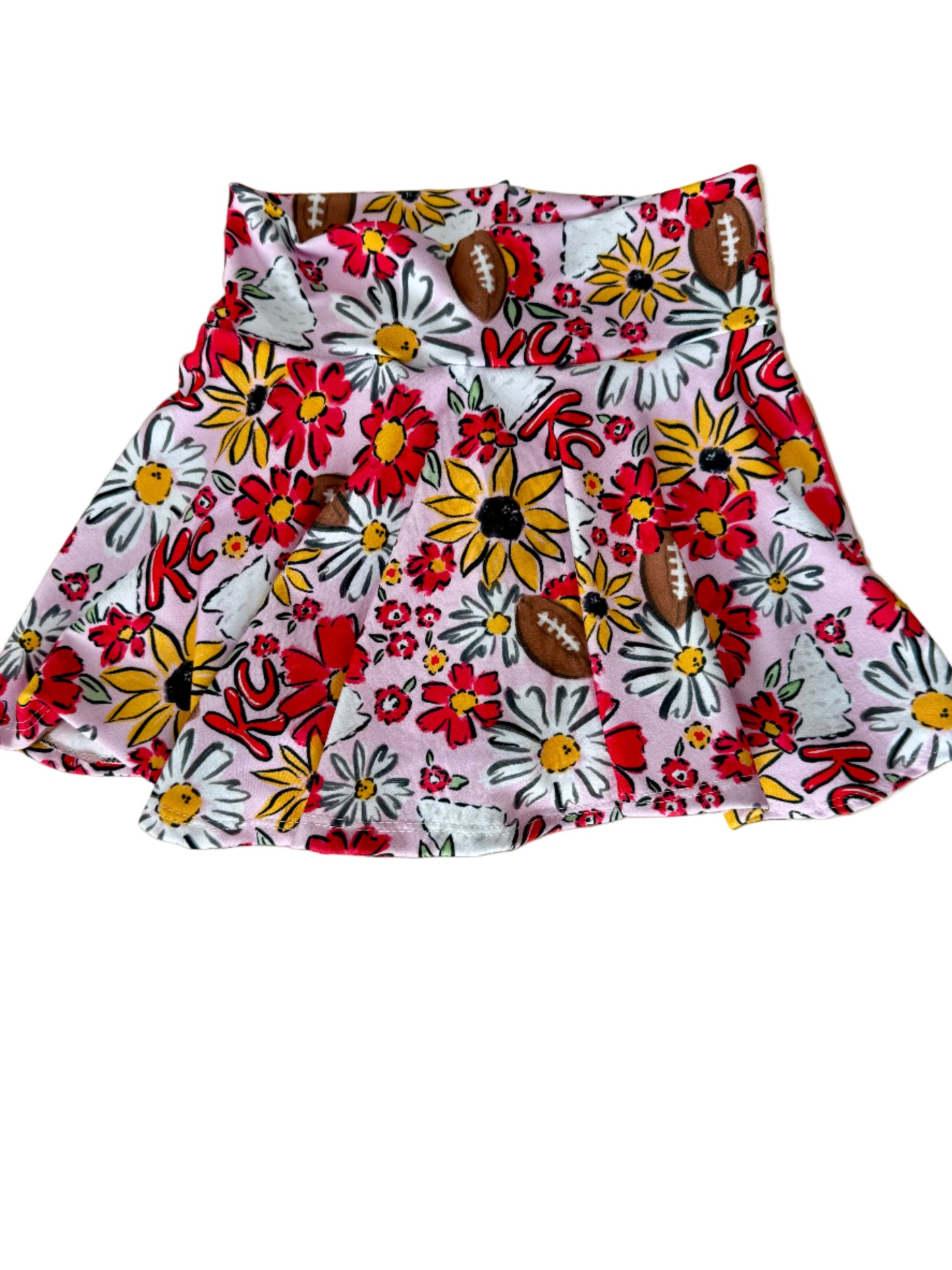 Girls Kansas City Football Cheer Skirt | Baby, Toddler, Girls Skort