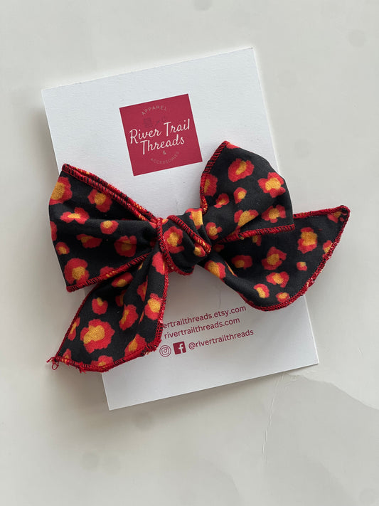 Kansas City Leopard Bow