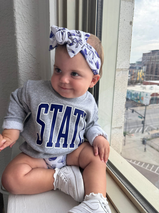 Kansas Headbands for Baby, Toddler & Adult | Matching Game Day Hair Accessories