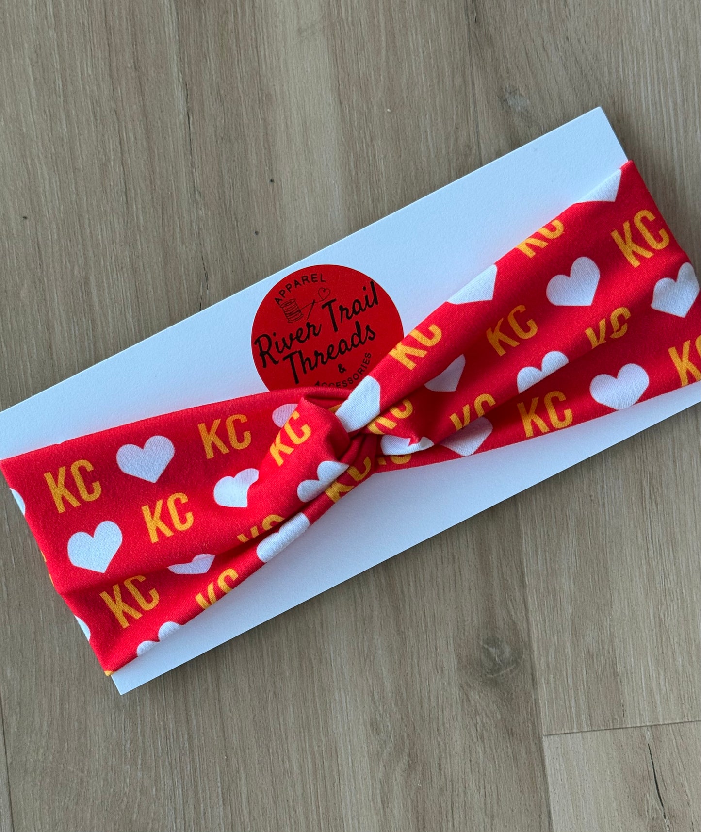 Girls-Womens Kansas City Headband| Handmade Kansas City Accessory