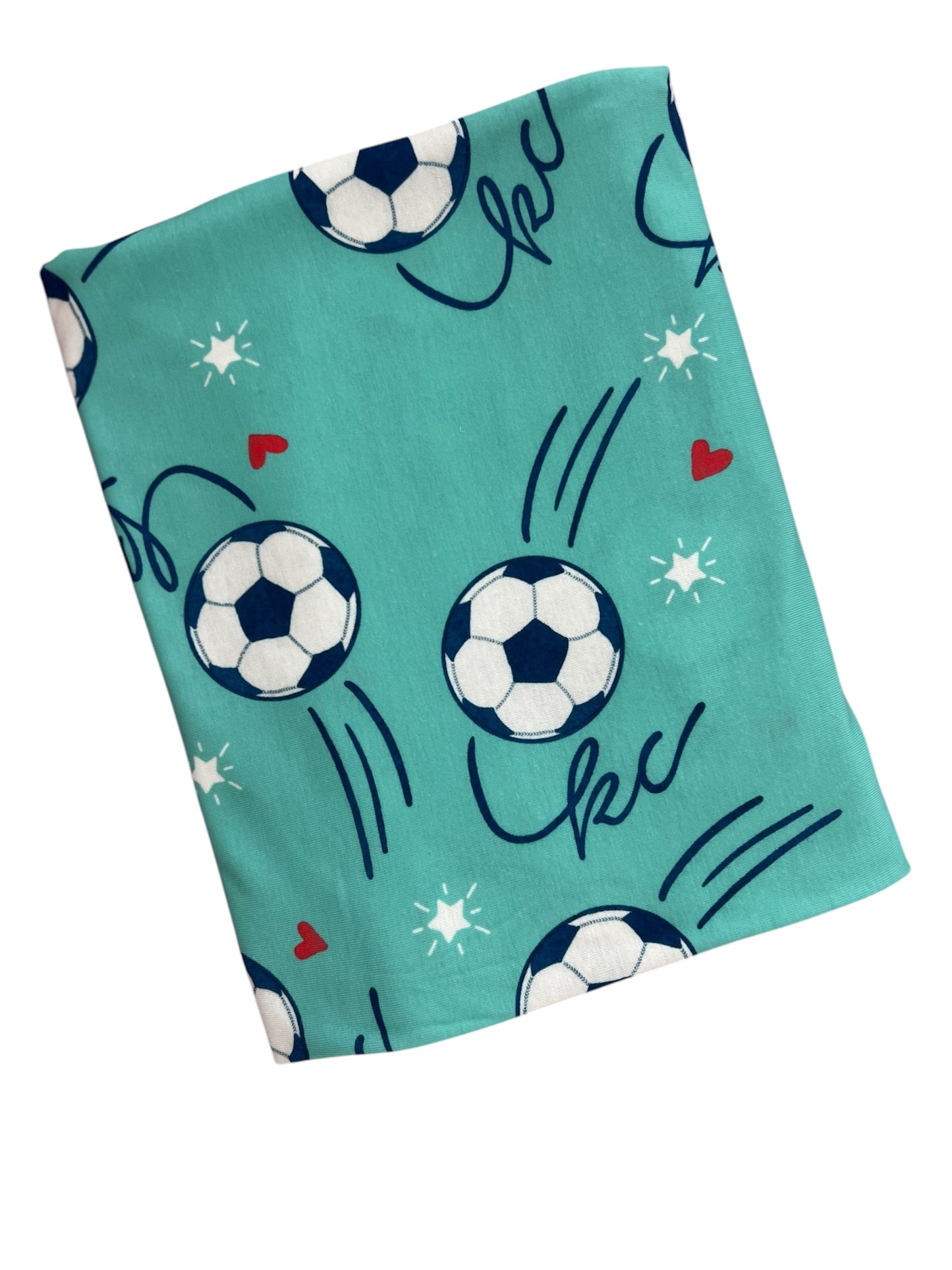 Kansas City Teal Soccer Newborn Swaddle Set