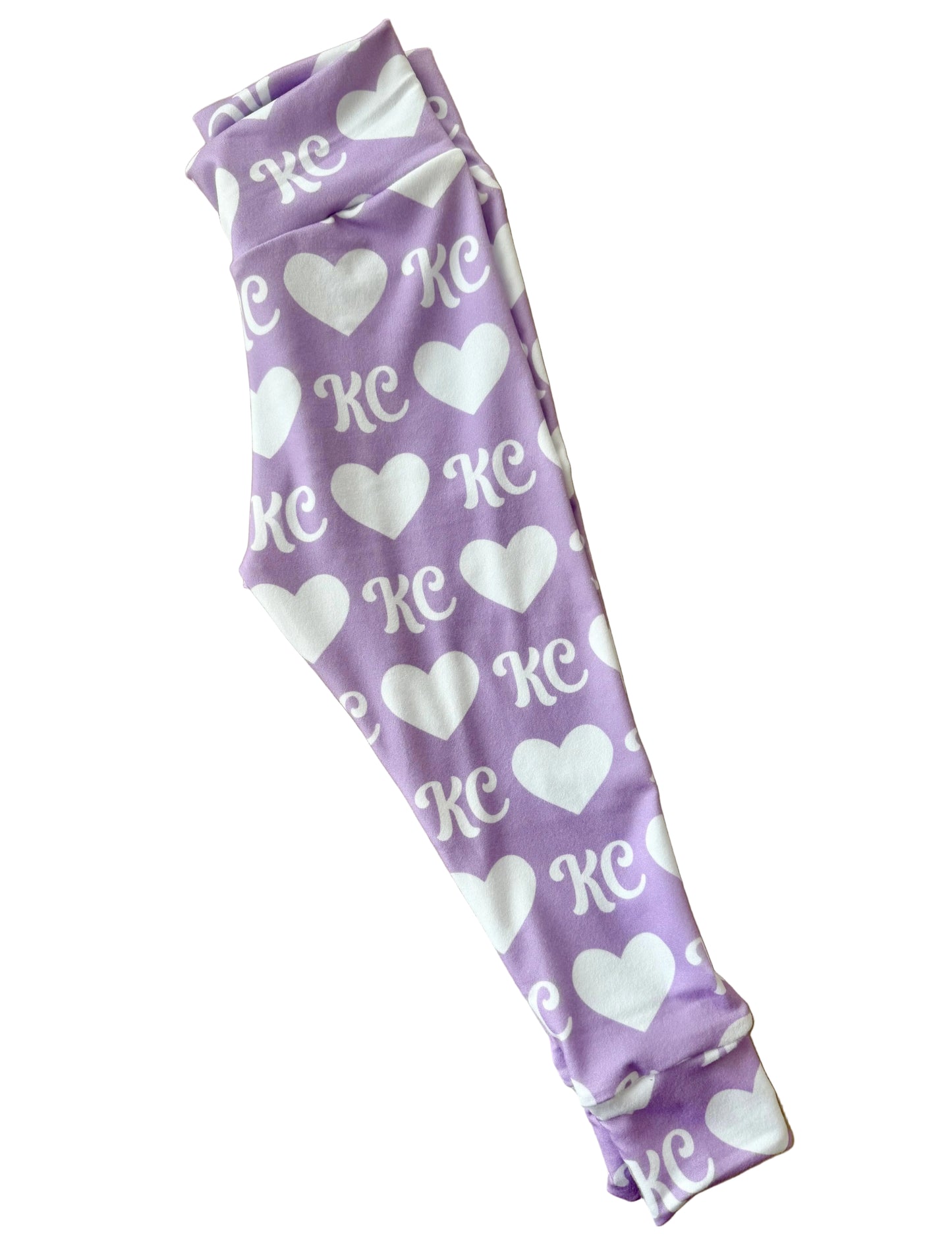 Girls Lavender Heart Kansas City Leggings | Baby, Toddler, Girls Pants
