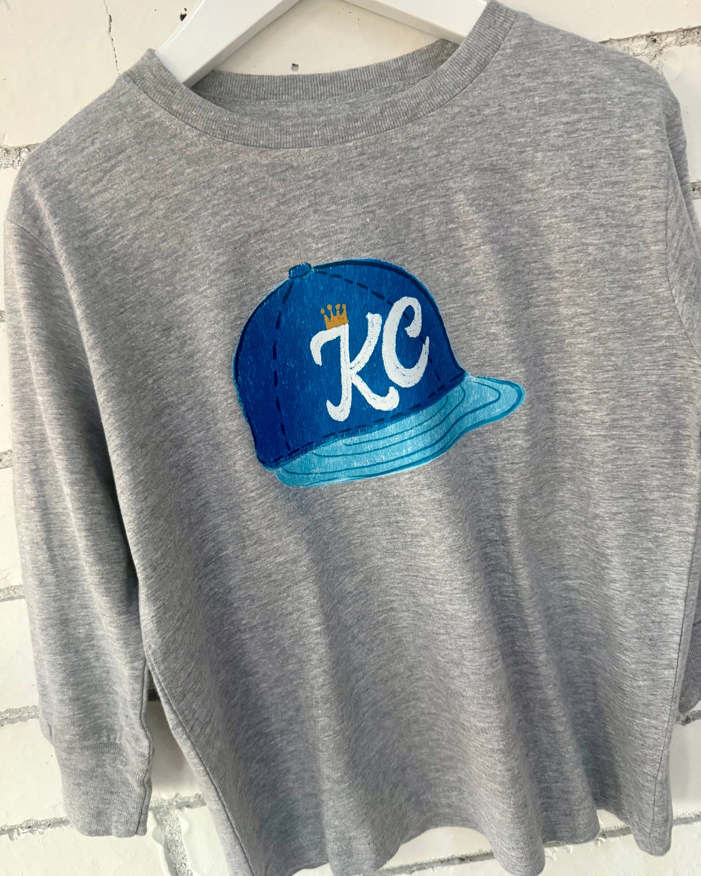 Kids KC Baseball Shirt|Toddler Kansas City Baseball Shirt