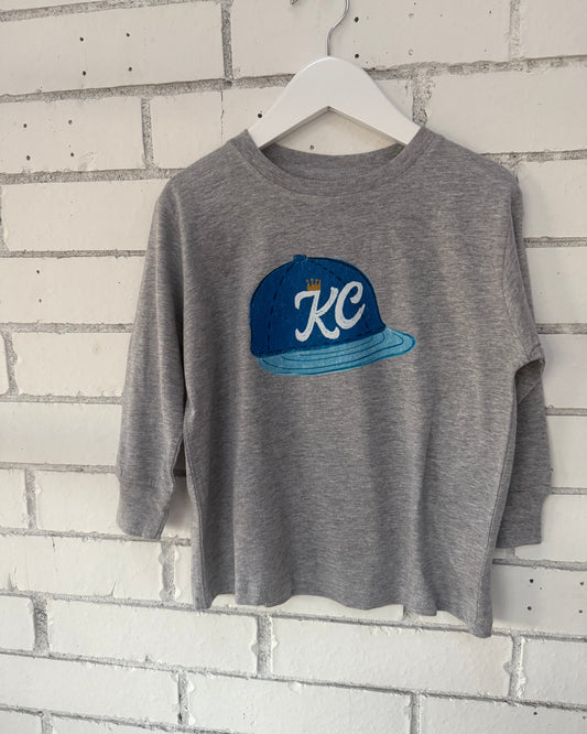 Kids KC Baseball Shirt|Toddler Kansas City Baseball Shirt