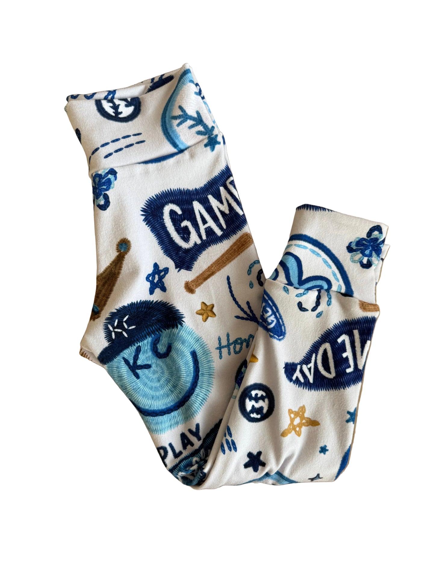 Kids Kansas City Baseball Collage Leggings | Baby, Toddler, Boys, Girls Pants