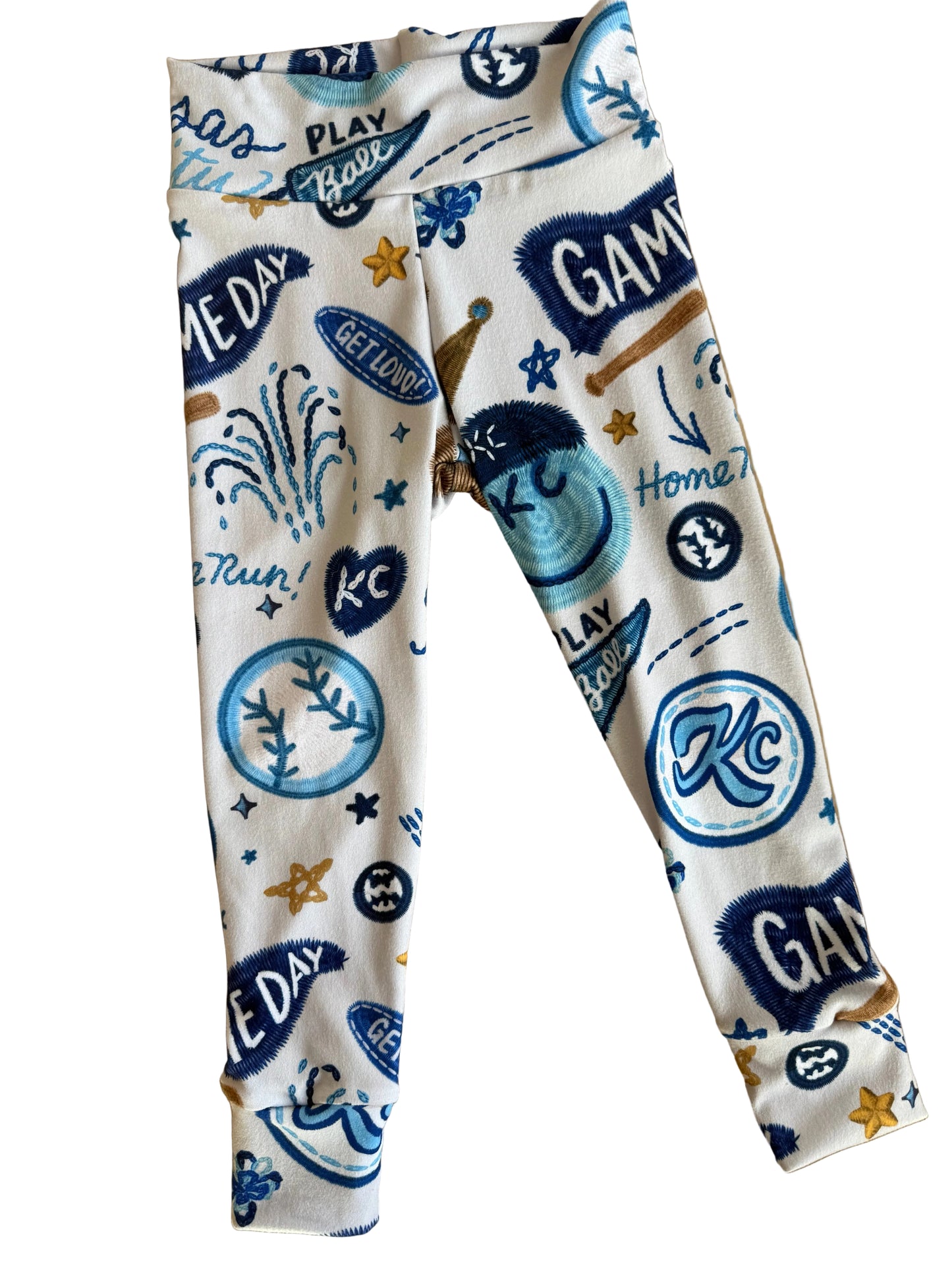 Kids Kansas City Baseball Collage Leggings | Baby, Toddler, Boys, Girls Pants