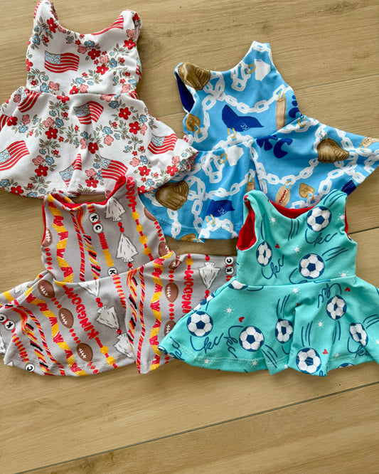 Doll Summer Tank Dress | Girls Doll Summer Dress