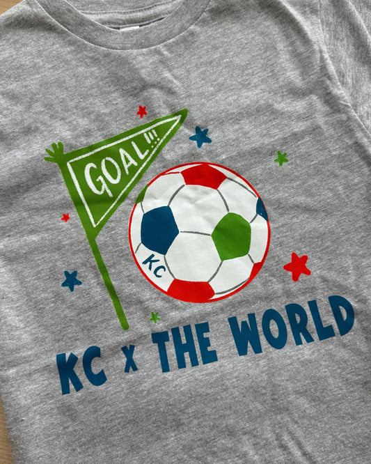 Kids KC Soccer Shirt|Toddler Kansas City Soccer Shirt