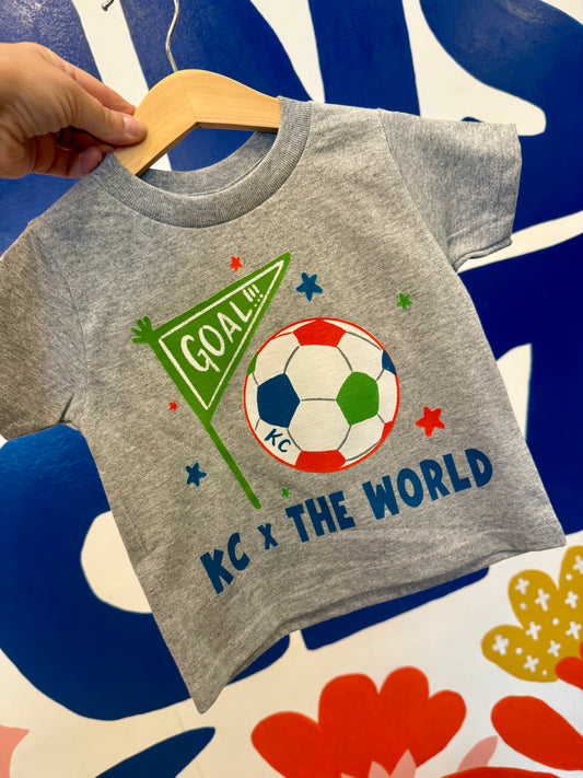 Kids KC Soccer Shirt|Toddler Kansas City Soccer Shirt