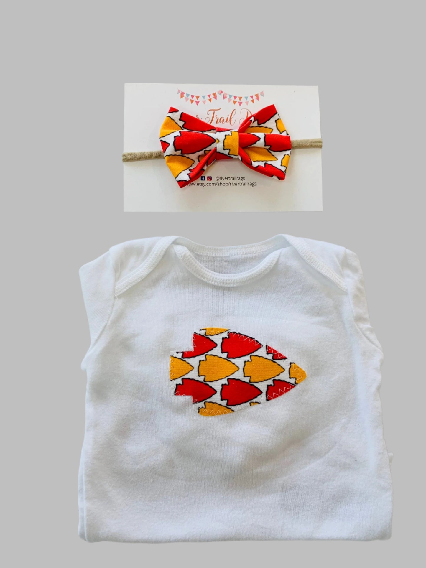 Kansas City Arrowhead Baby Bodysuit