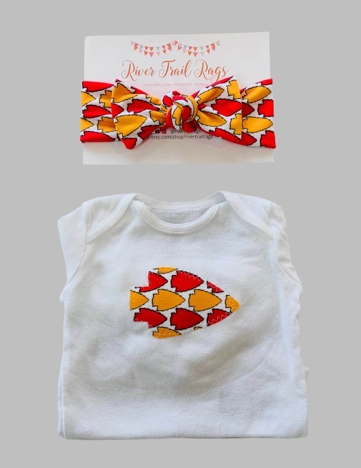 Kansas City Arrowhead Baby Bodysuit