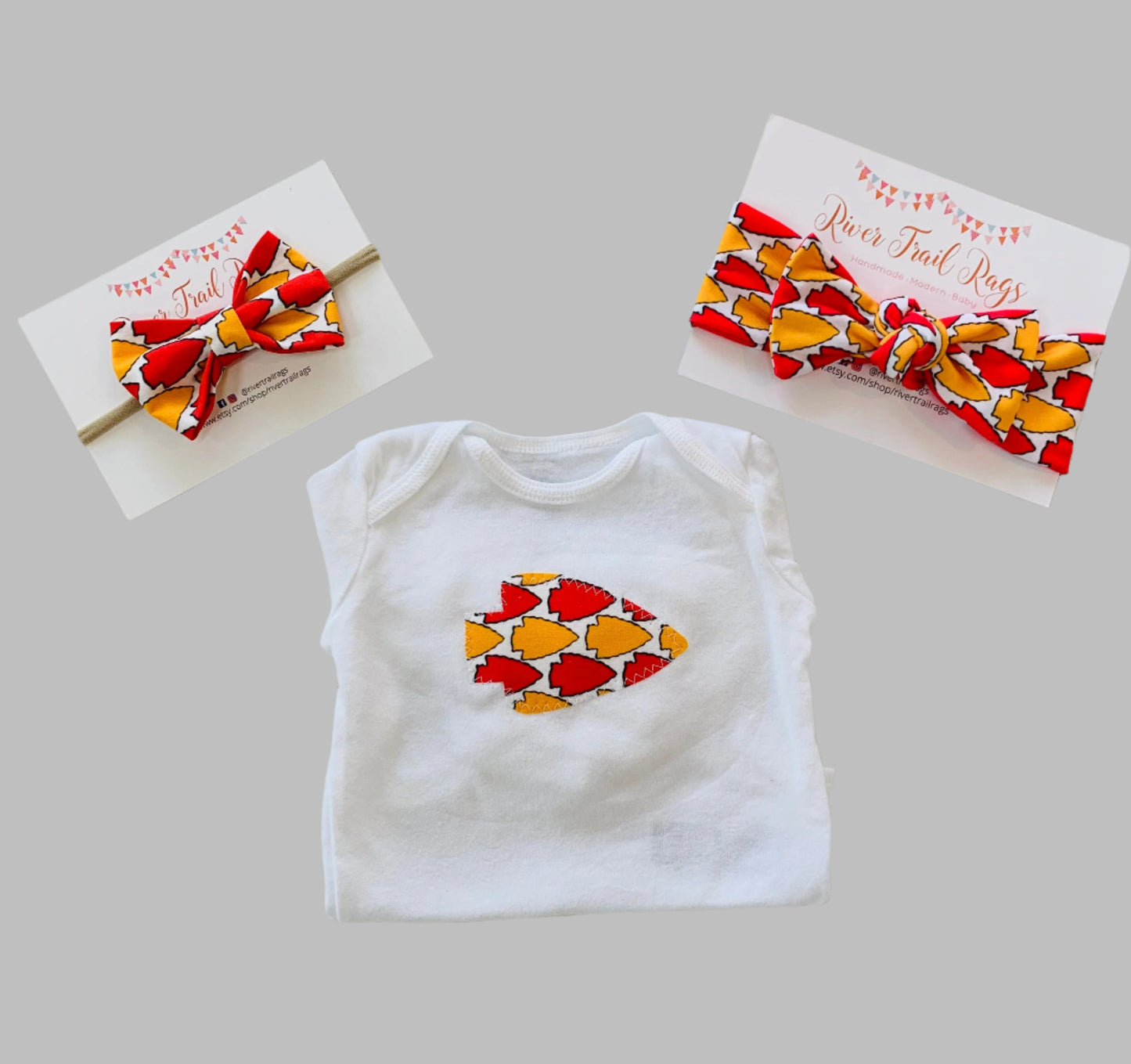 Kansas City Arrowhead Baby Bodysuit