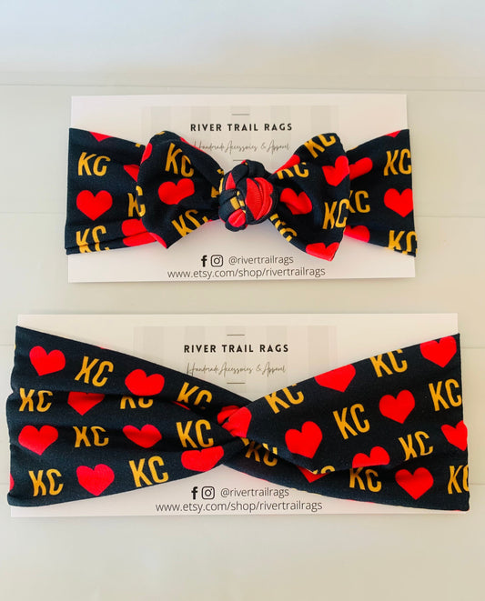 Kansas City Black Love Headband