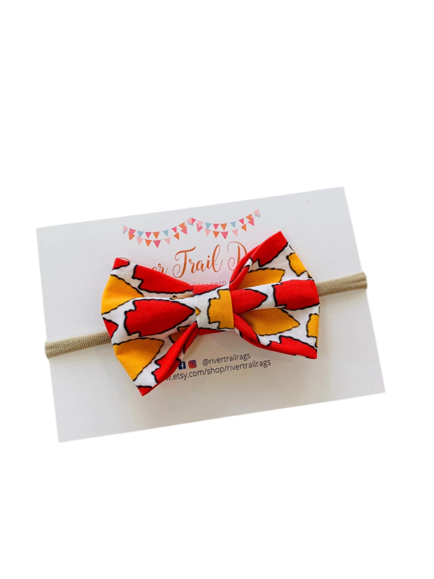 Kansas City Arrowhead Hair Bow