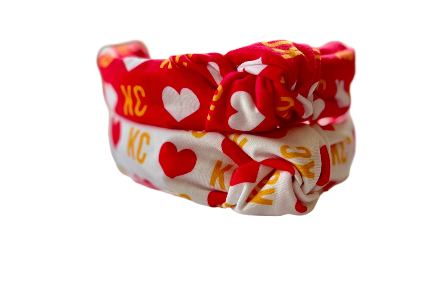 KC Heart Knotted Headband